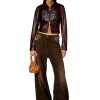 Women Diesel Jeans | Straight Jeans 1996 D-Sire 003Gj Dark Brown