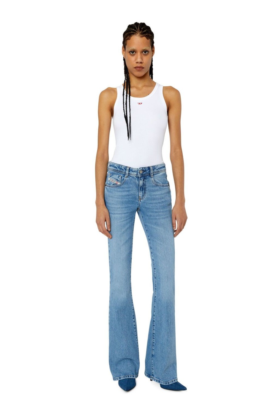 Women Diesel Jeans | Bootcut And Flare Jeans 1969 D-Ebbey 9B92L Light Blue