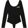 Women Diesel Underwear | Uftk-Body-Ls Black