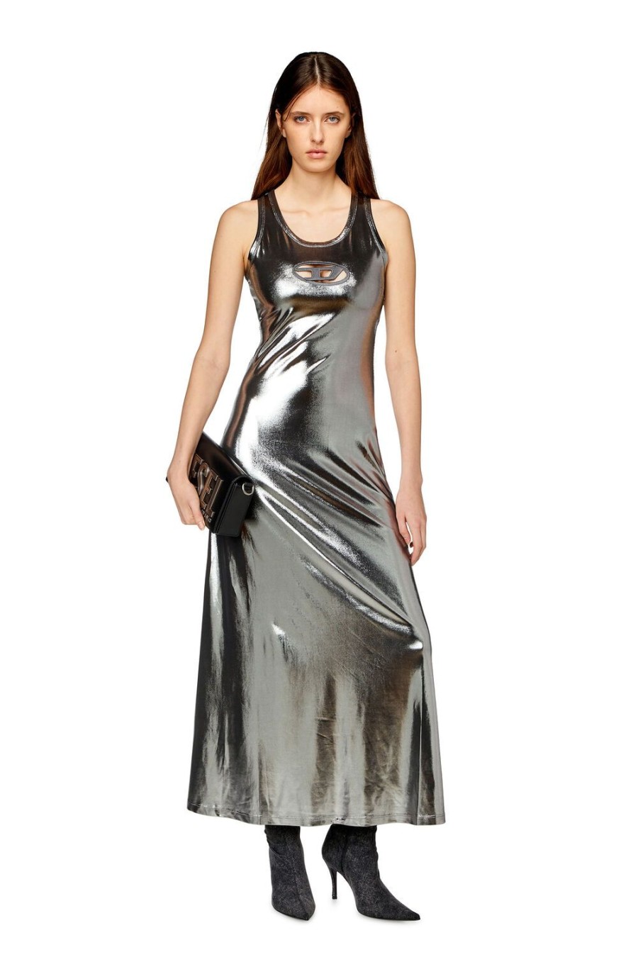 Women Diesel Dresses And Jumpsuits | D-Lyny Silver