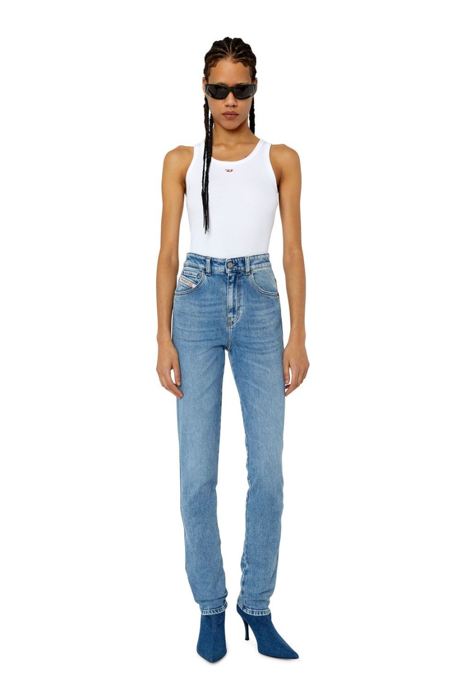 Women Diesel Jeans | Straight Jeans 1994 9B92L Light Blue