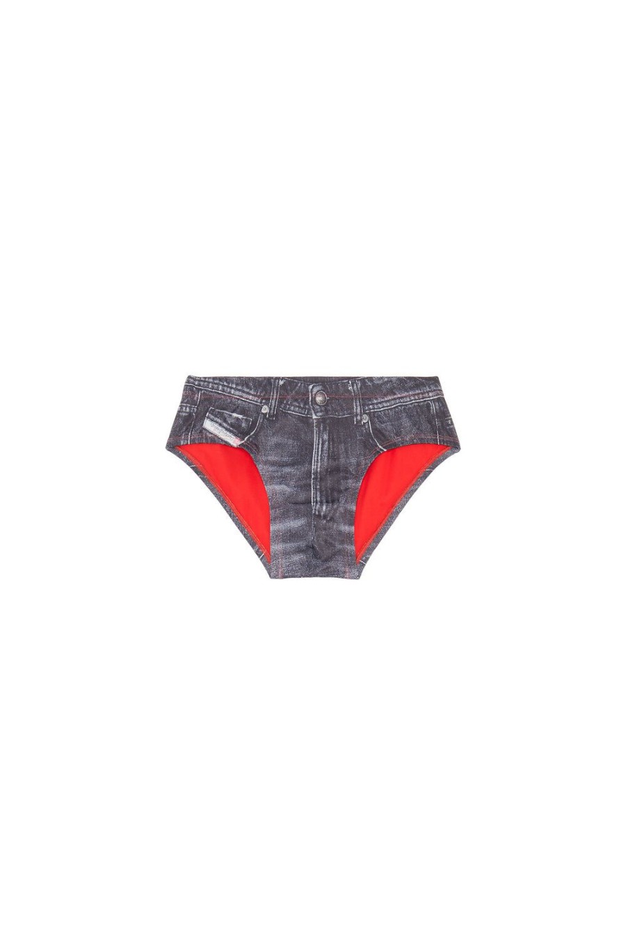 Men Diesel Beachwear | Bmbr-Alfie Black