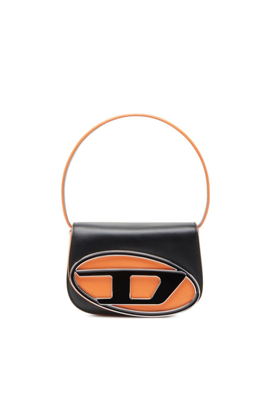 Women Diesel Shoulder Bags | 1Dr Black/Orange