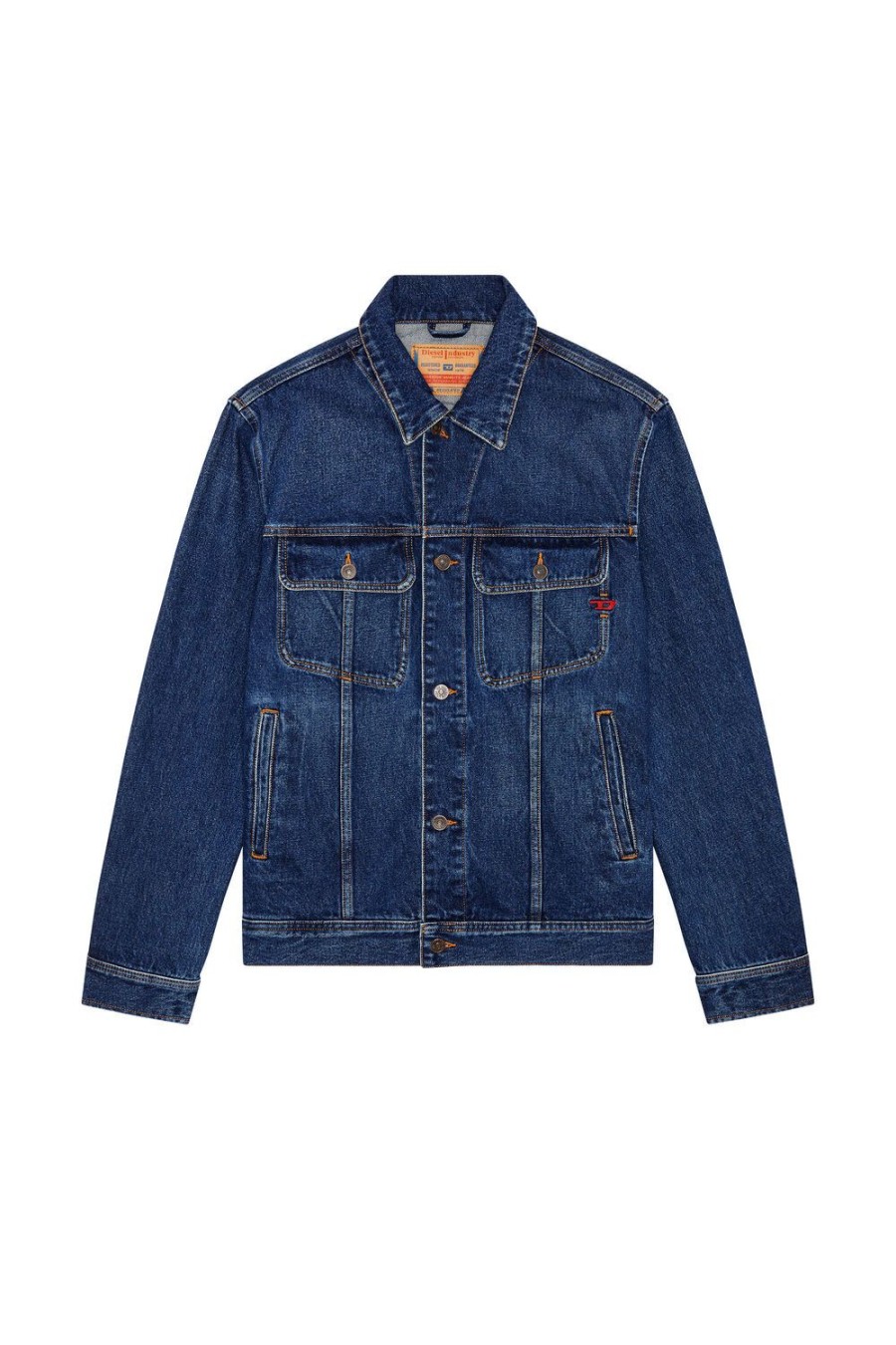 Men Diesel Outerwear And Jackets | D-Barcy Dark Blue