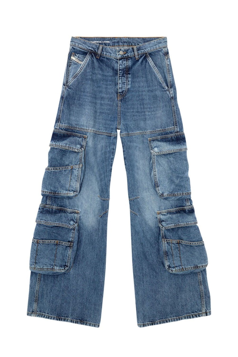 Women Diesel Jeans | Straight Jeans 1996 D-Sire 0Nlax Medium Blue