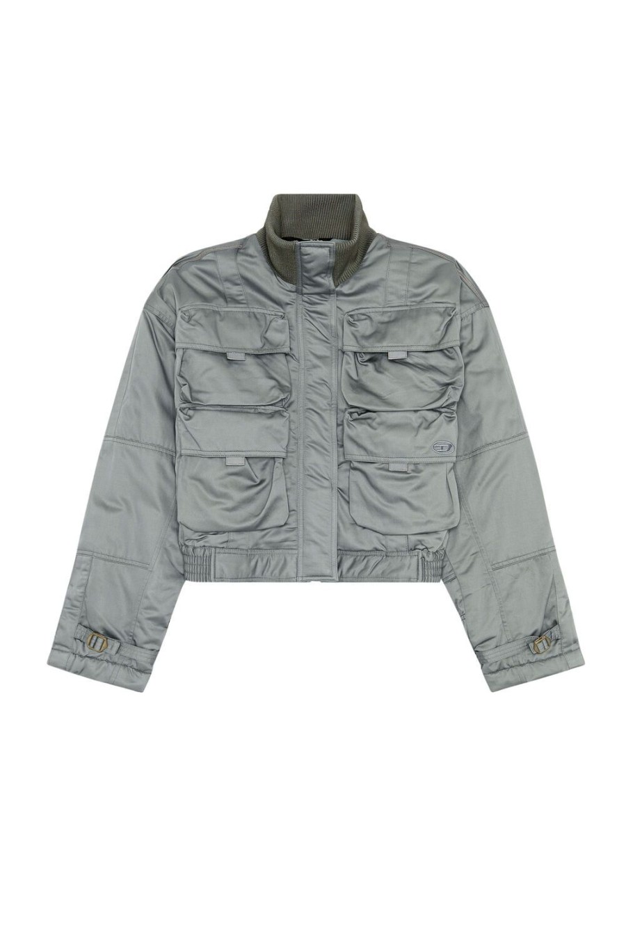 Women Diesel Outerwear And Jackets | G-Mila Grey