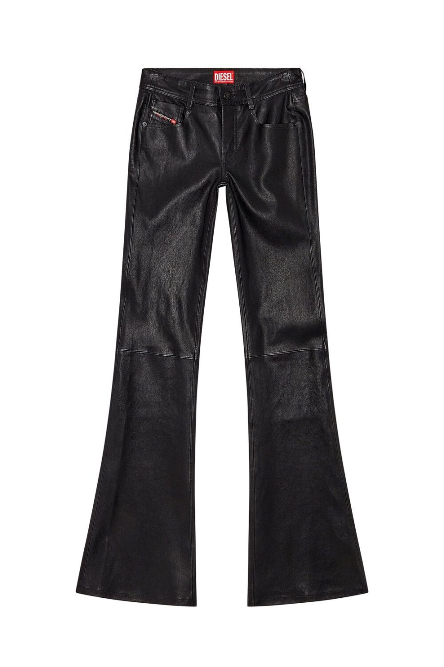 Women Diesel Trousers And Shorts | L-Stellar Black