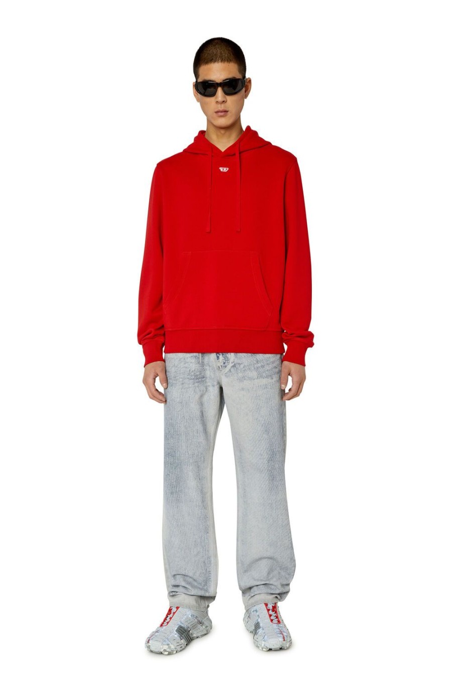 Men Diesel Sweaters | S-Ginn-Hood-D Red