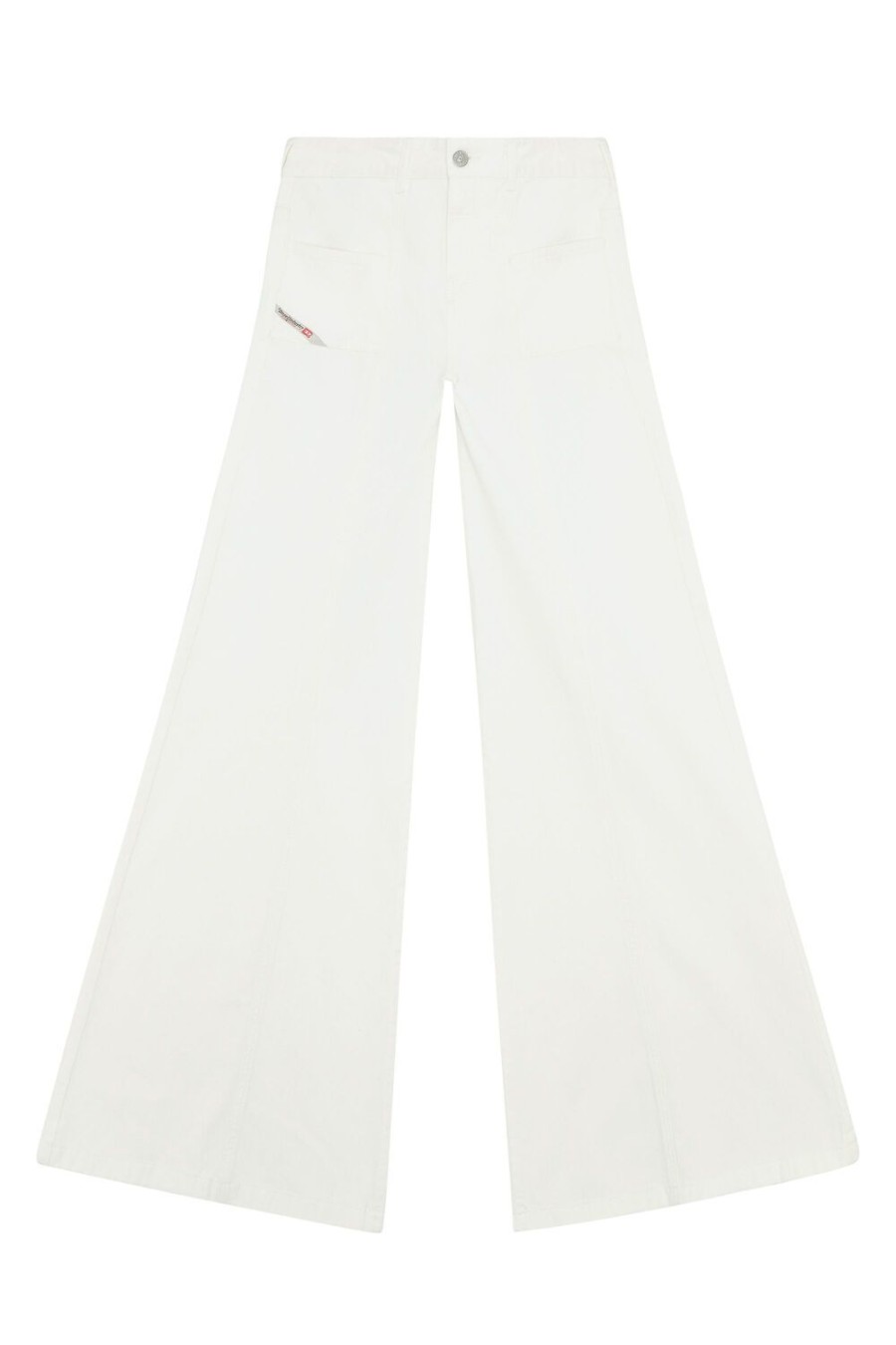 Women Diesel Jeans | Bootcut And Flare Jeans D-Akii 068Jq White