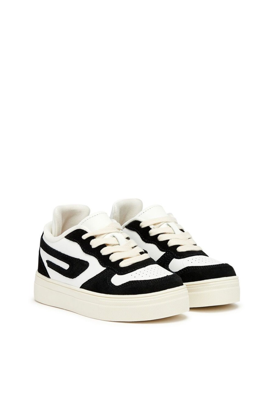 Kids KIDS Shoes | S-Ukiyo Low White/Black