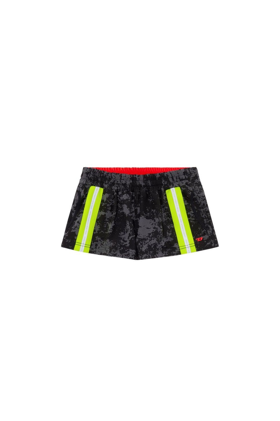 Women Diesel Trousers And Shorts | Awwb-Lillian-Wt35 Black/Yellow