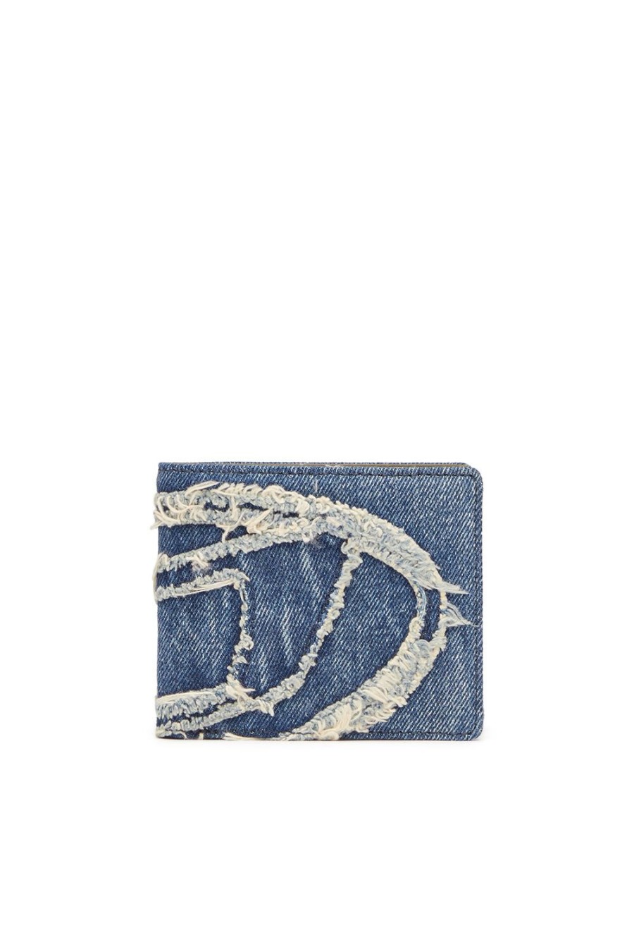 Women Diesel Wallets | Bi-Fold Coin S Blue