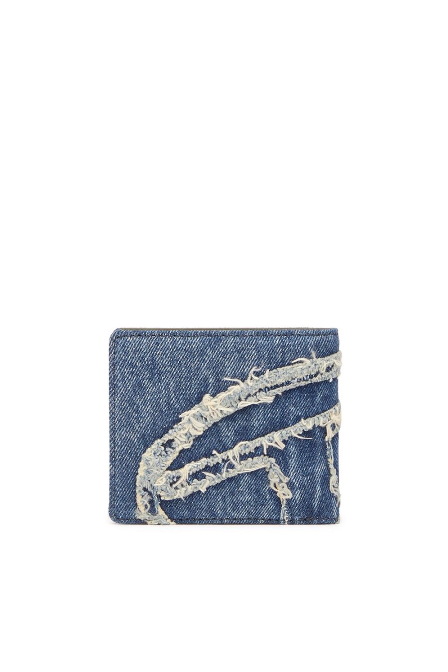 Women Diesel Wallets | Bi-Fold Coin S Blue