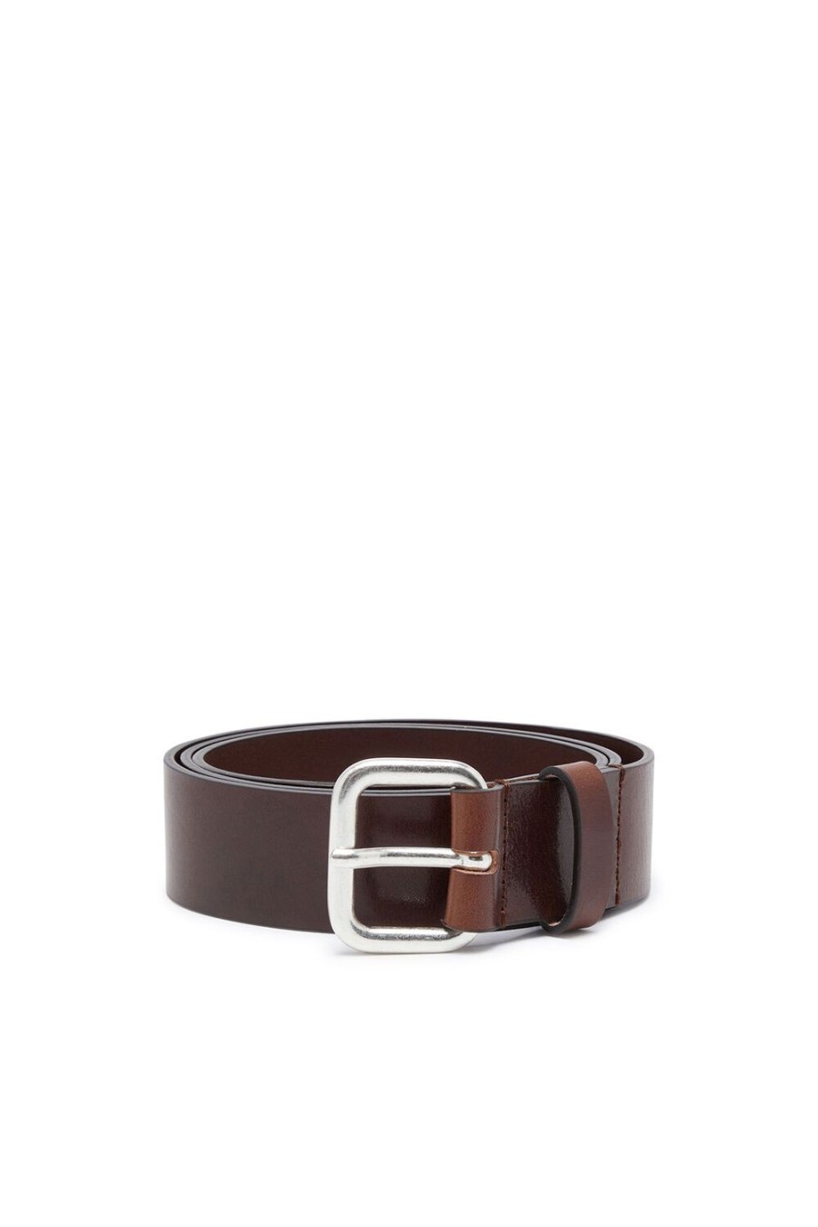 Men Diesel Belts | B-1Dr Scratch End Brown