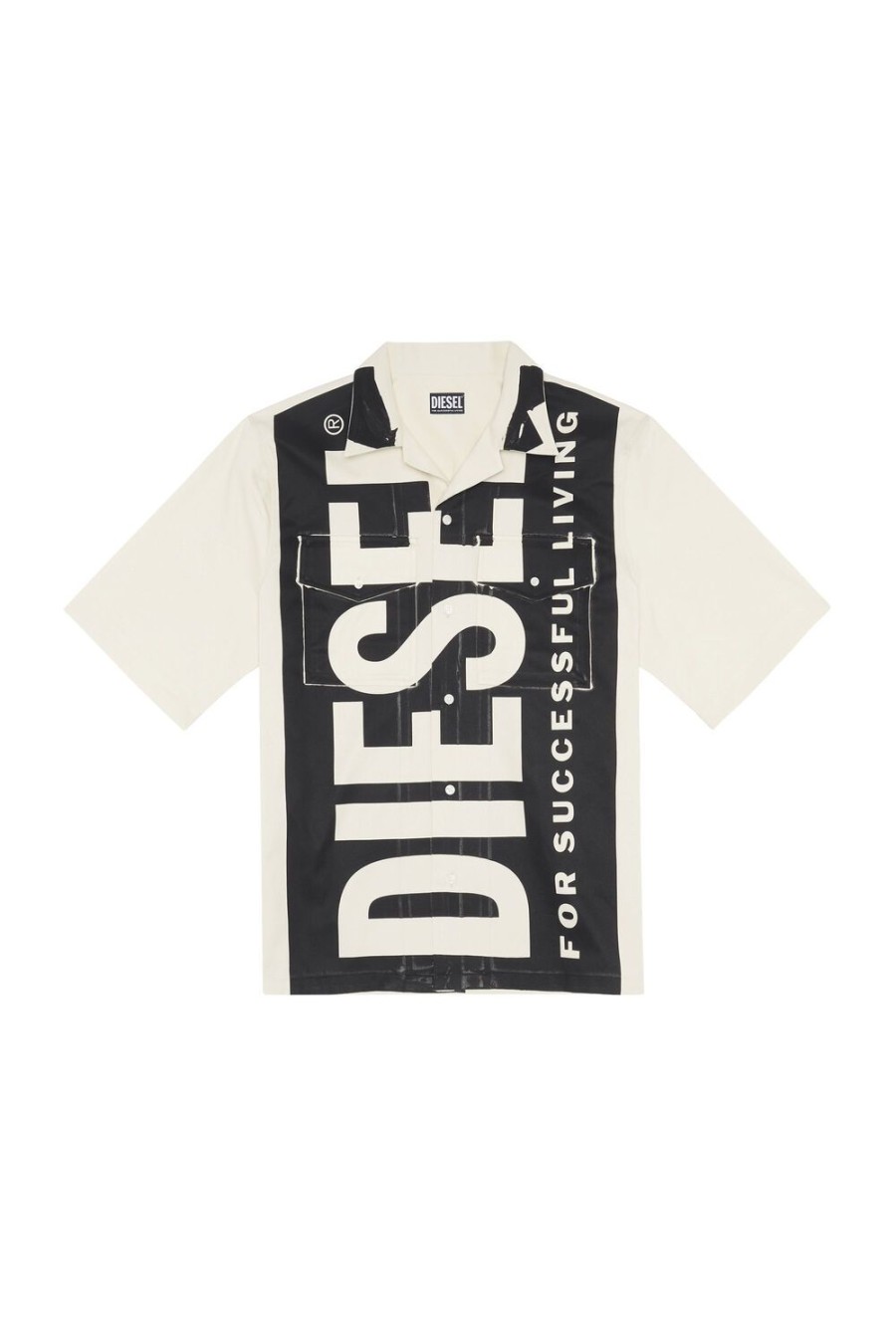 Men Diesel Shirts | S-Mac-22 Black/White