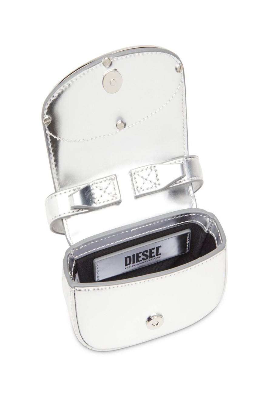 Women Diesel Handbags | 1Dr-Xs-S Silver