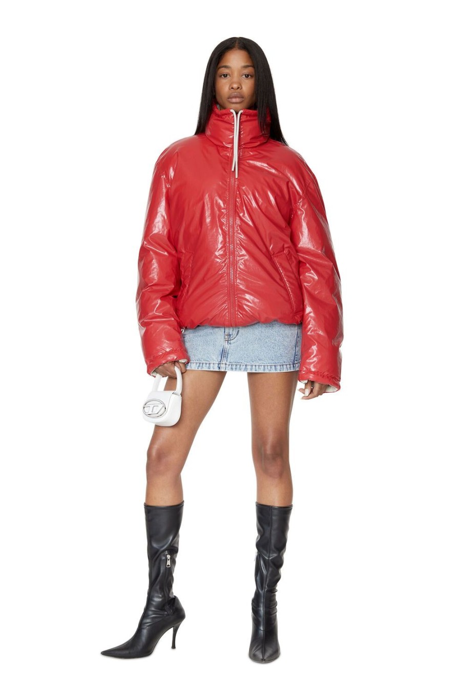 Women Diesel Outerwear And Jackets | W-Jupiter Red