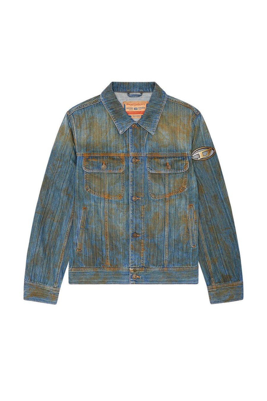 Men Diesel Outerwear And Jackets | D-Barcy-Fsc Light Blue