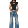 Women Diesel Jeans | Bootcut And Flare Jeans 1978 D-Akemi 007M5 Medium Blue