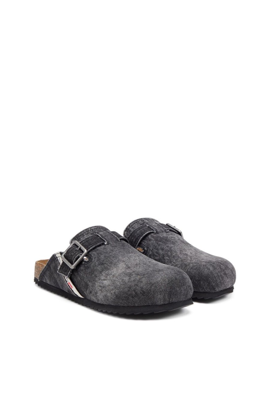 Men Diesel Rubber Slides | D-Woodstock X Black