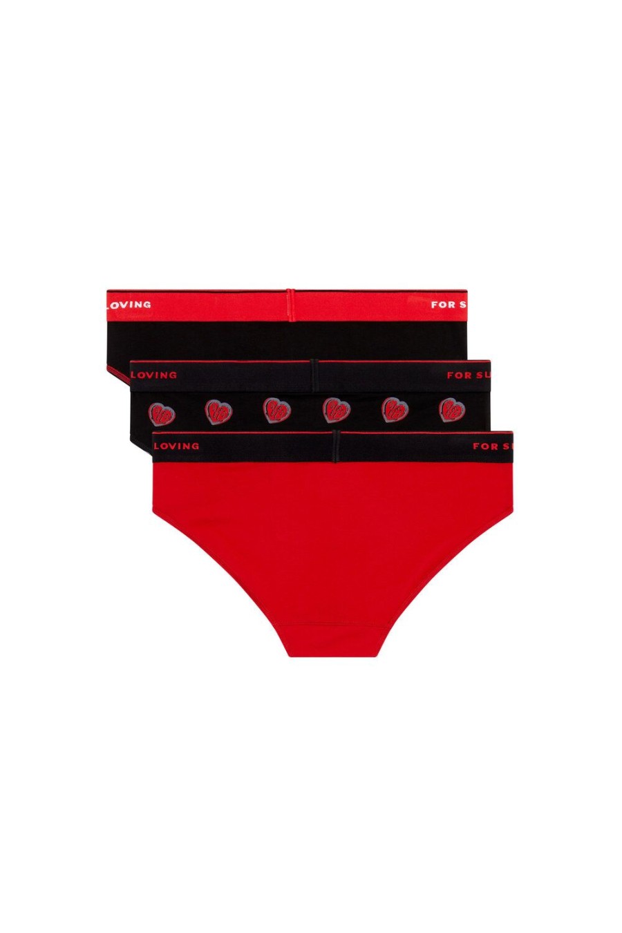 Men Diesel Underwear | Umbr-Andrethreepack Red/Black