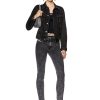 Women Diesel Outerwear And Jackets | De-Bonny Black/Dark Grey