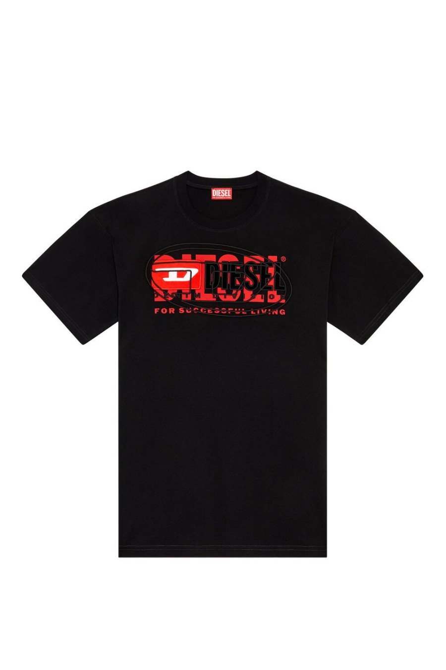 Men Diesel T-Shirts | T-Boxt Black