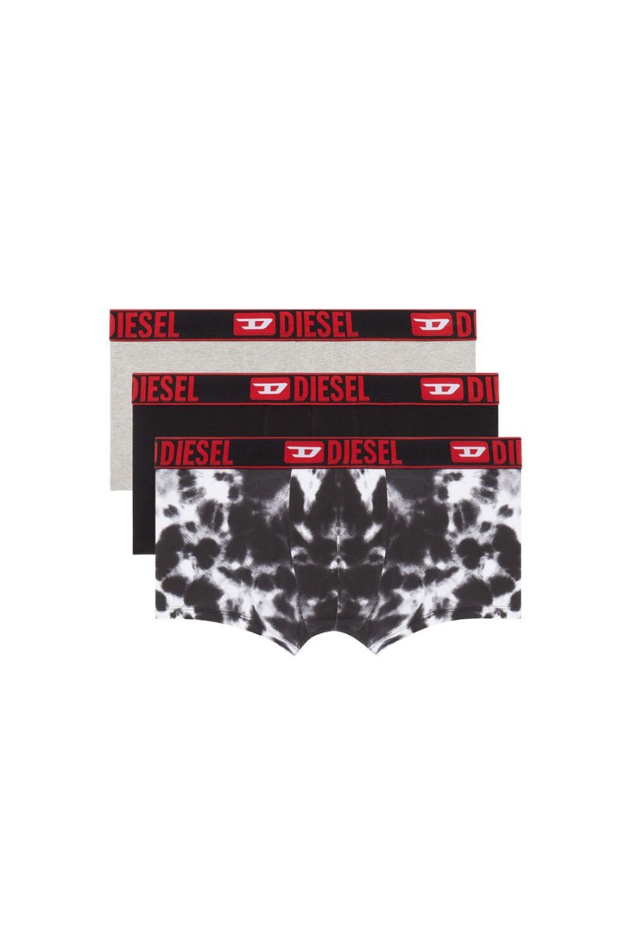 Men Diesel Underwear | Umbx-Damienthreepack Black/Grey