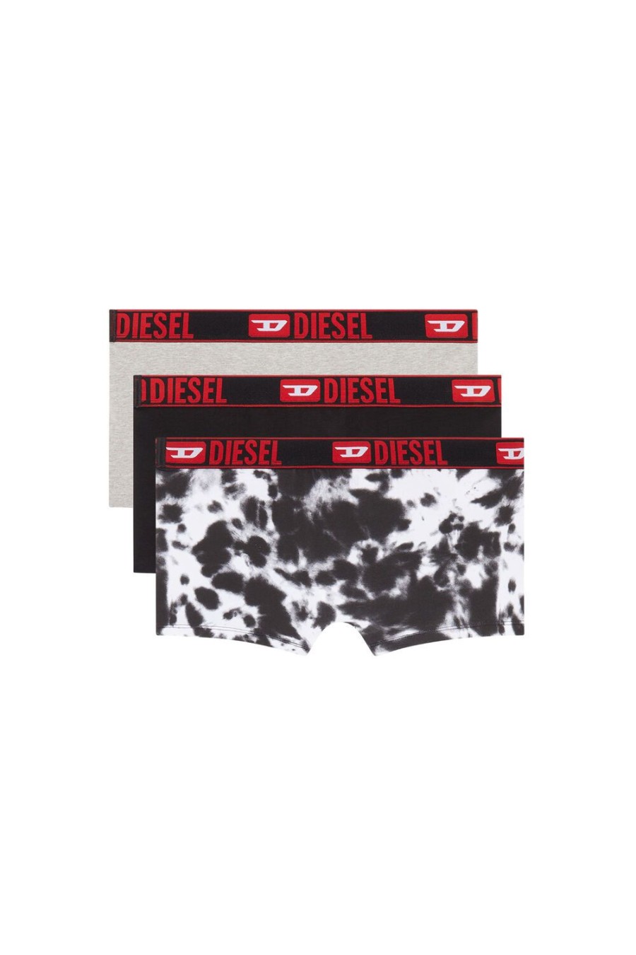 Men Diesel Underwear | Umbx-Damienthreepack Black/Grey