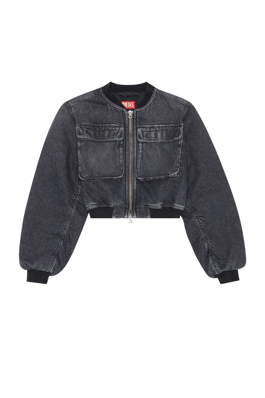 Women Diesel Outerwear And Jackets | De-Khlo-S Black