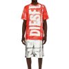 Men Diesel T-Shirts | T-Just-G12 Red