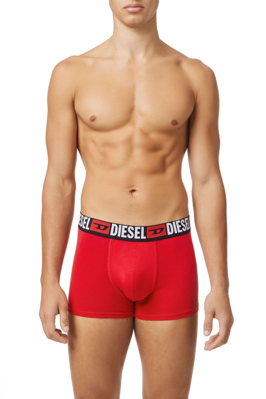 Men Diesel Underwear | Umbx-Damienthreepack Red/Grey