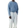 Men Diesel Sweaters | D-Krib Track Denim Sweatshirt Light Blue