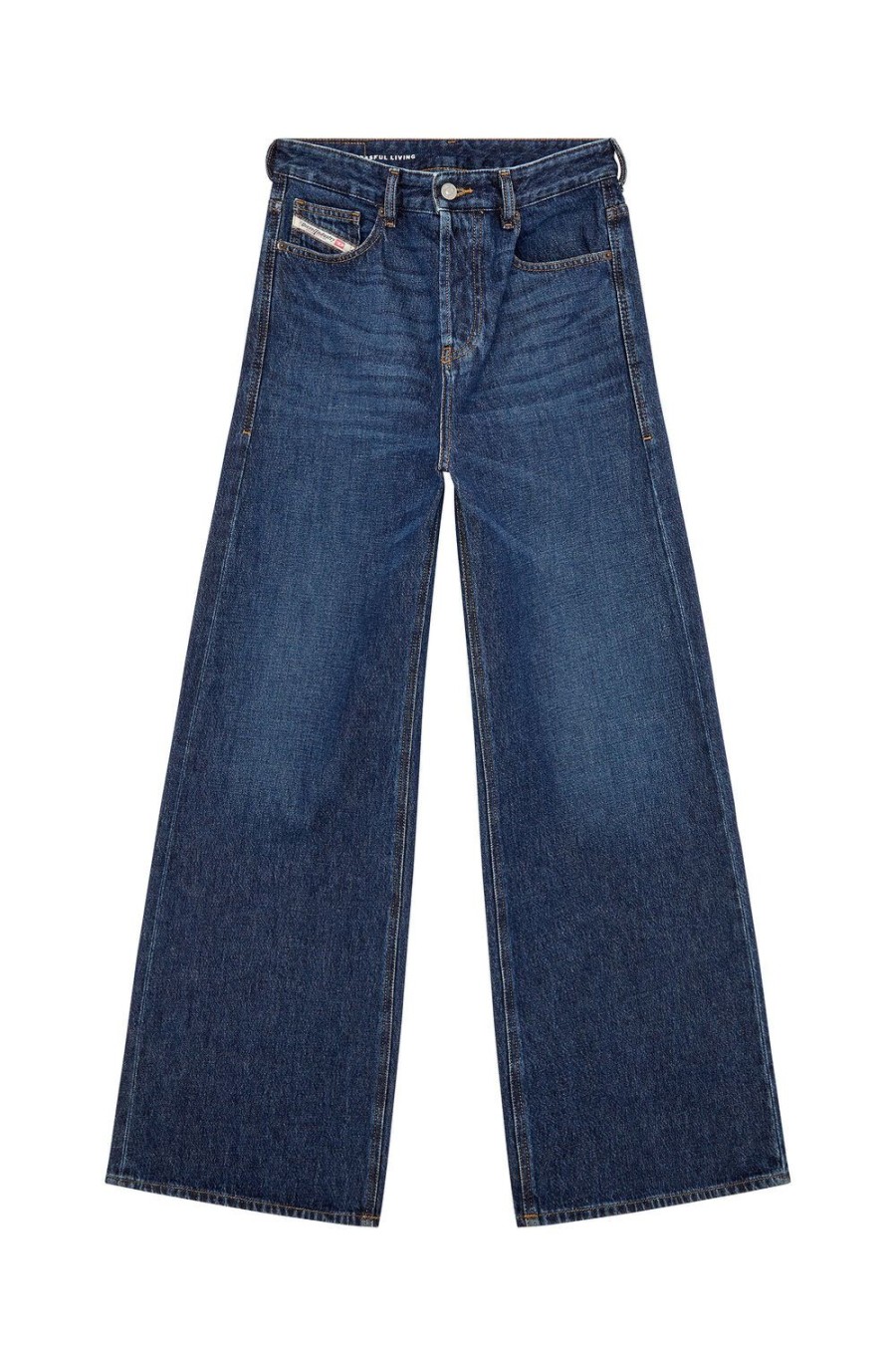 Women Diesel Jeans | Straight Jeans 1996 D-Sire 09C03 Dark Blue