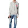 Men Diesel Sweaters | Lr-S-Girk-Hood-Vic Light Grey