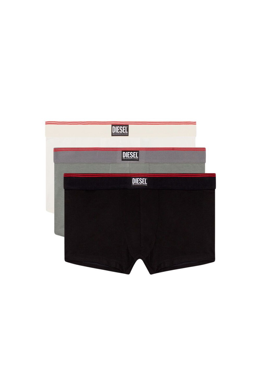 Men Diesel Underwear | Umbx-Damienthreepack Black/Grey