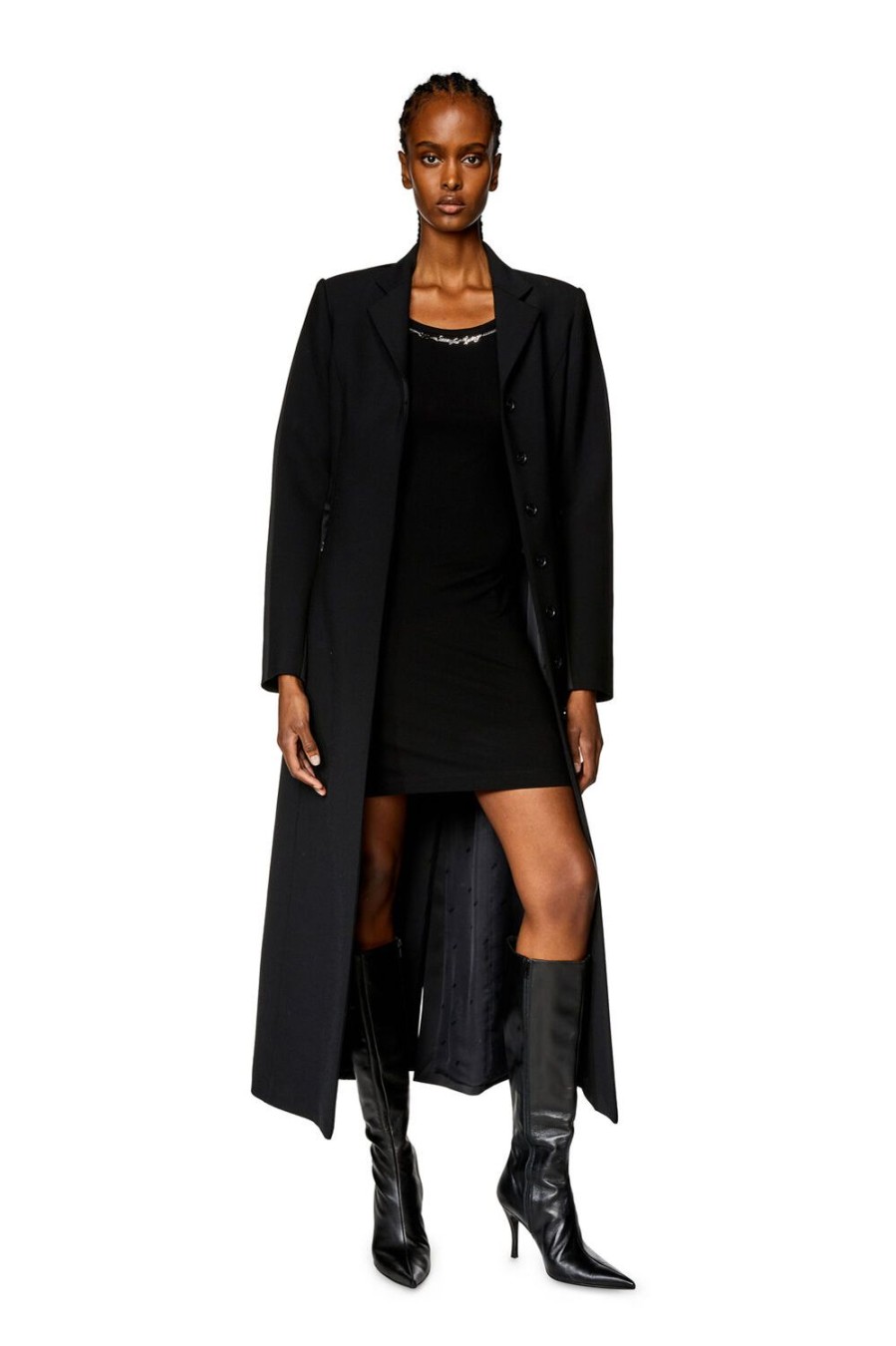 Women Diesel Dresses And Jumpsuits | D-Matic Black