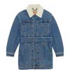 Women Diesel Outerwear And Jackets | De-Flaminia-T Medium Blue