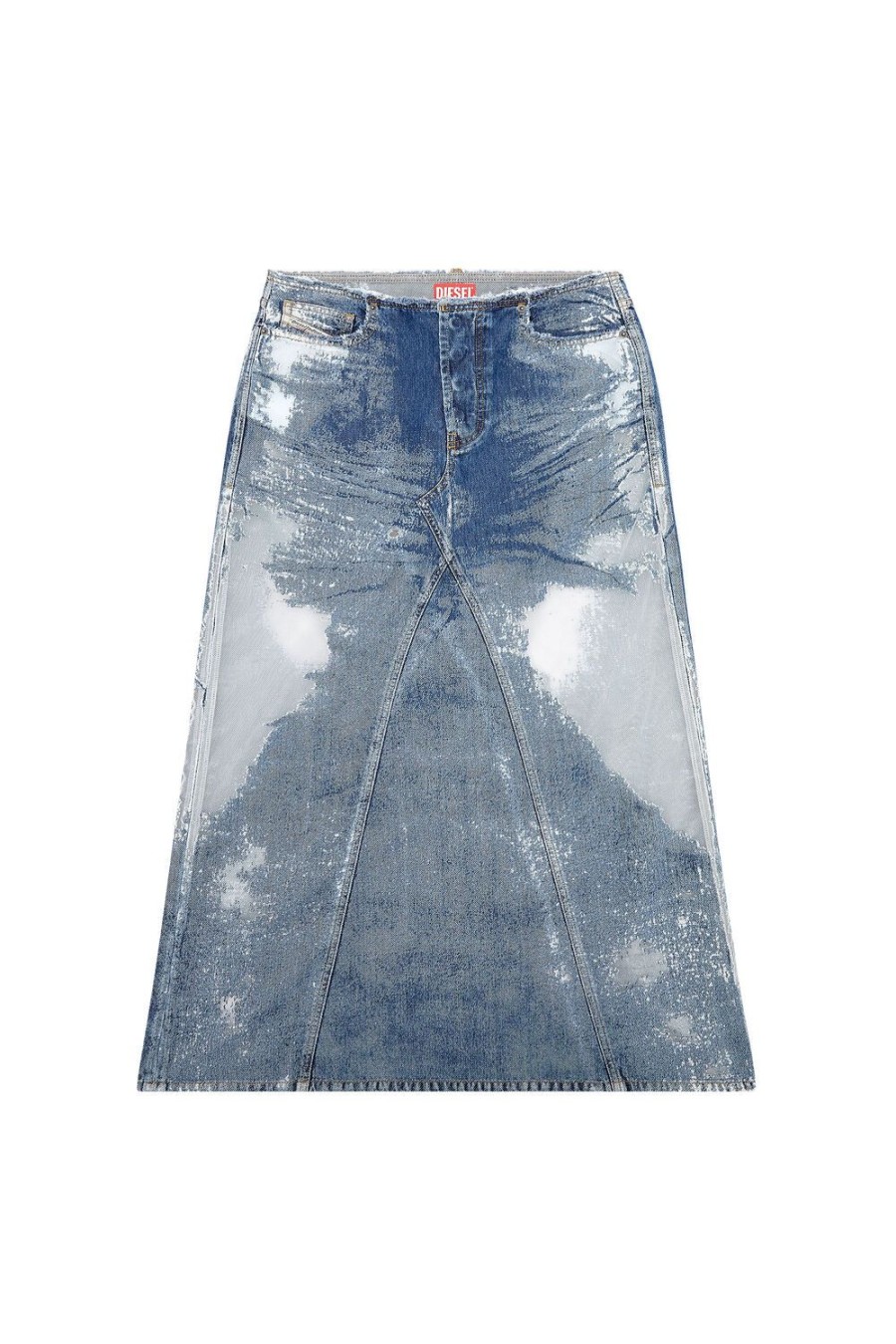 Women Diesel Skirts | De-Pago-Fsd2 Medium Blue