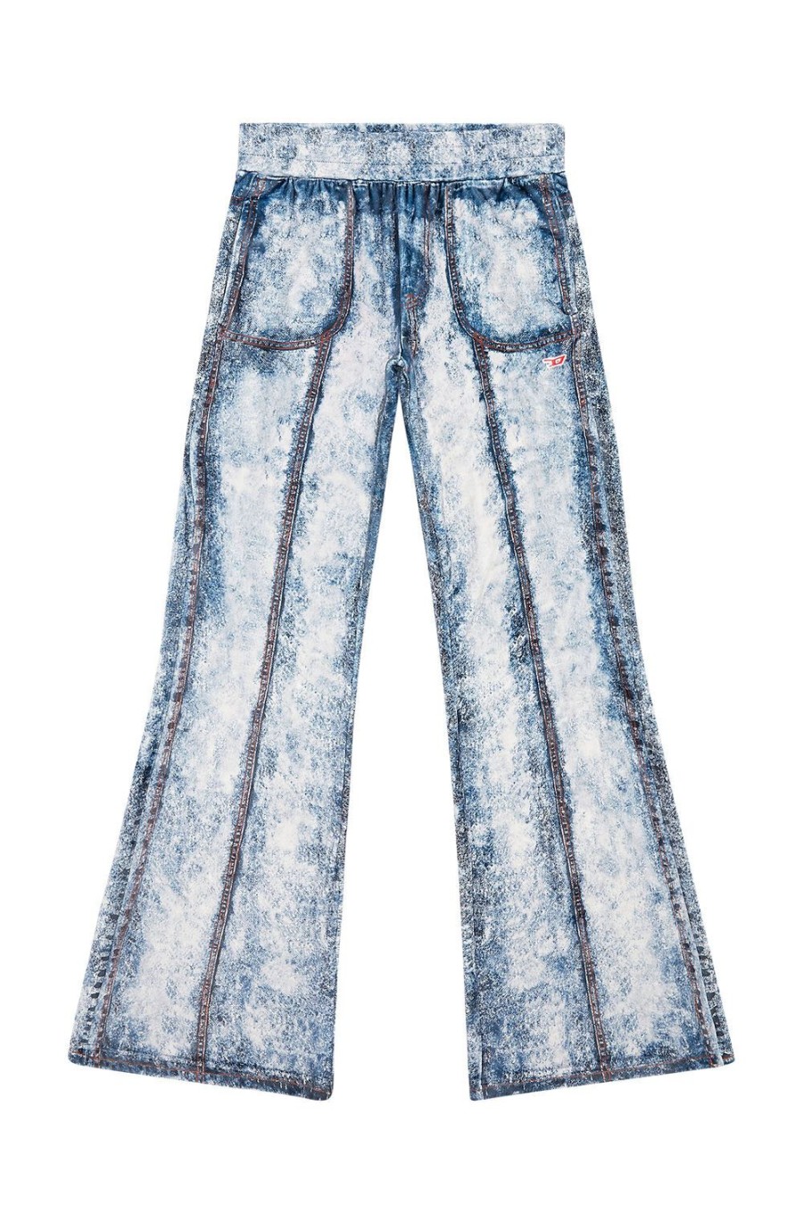 Women Diesel Trousers And Shorts | P-Ney Light Blue