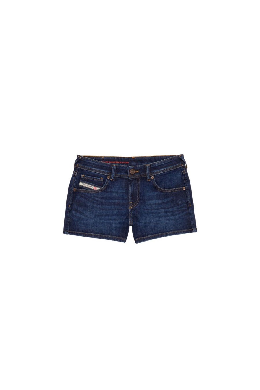 Women Diesel Trousers And Shorts | De-Lyla Short Pants Dark Blue