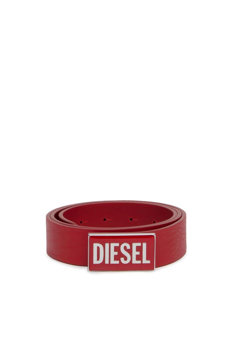 Women Diesel Belts | B-Glossy Red