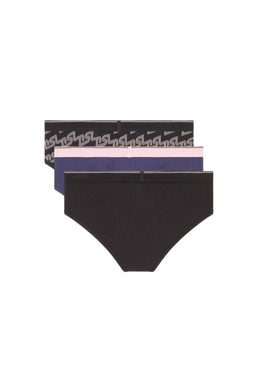 Women Diesel Underwear | Ufpn-Oxys-Threepack Black/Blue