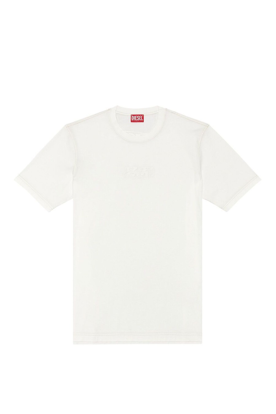 Men Diesel T-Shirts | T-Must-Slits-N White