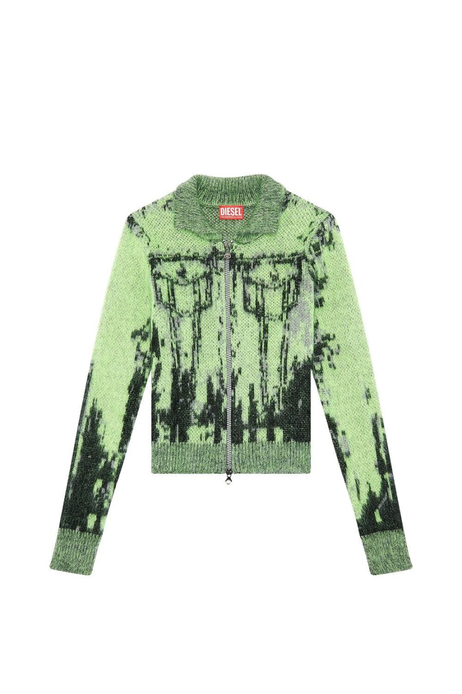 Women Diesel Knitwear | M-Taphos Black/Green