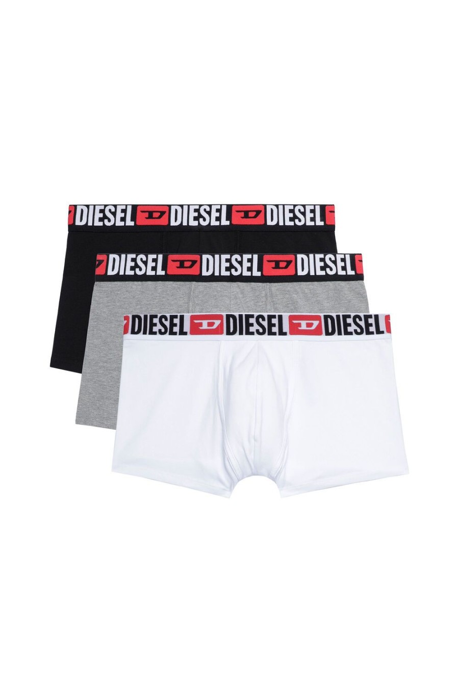 Men Diesel Underwear | Umbx-Damienthreepack White/Grey