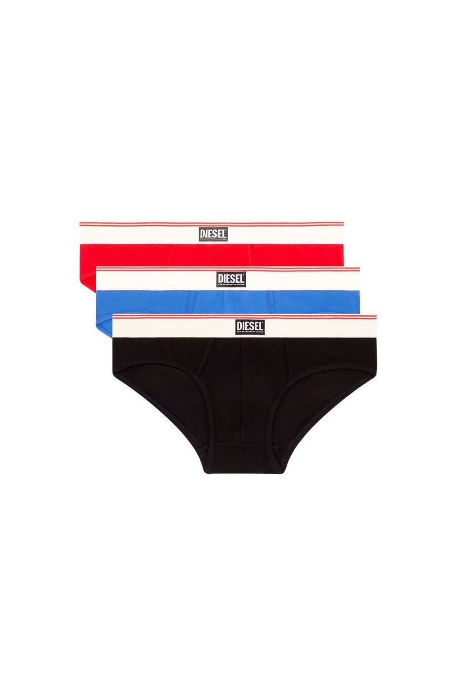 Men Diesel Underwear | Umbr-Andrethreepack Blue/Red