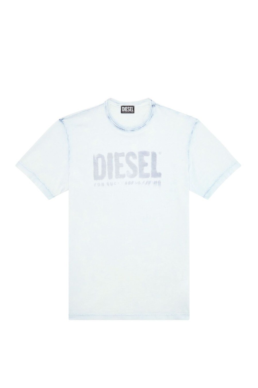 Men Diesel T-Shirts | T-Diegor-E6 Light Blue