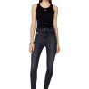 Women Diesel Jeans | Super Skinny Jeans 1984 Slandy-High 09D96 Black/Dark Grey