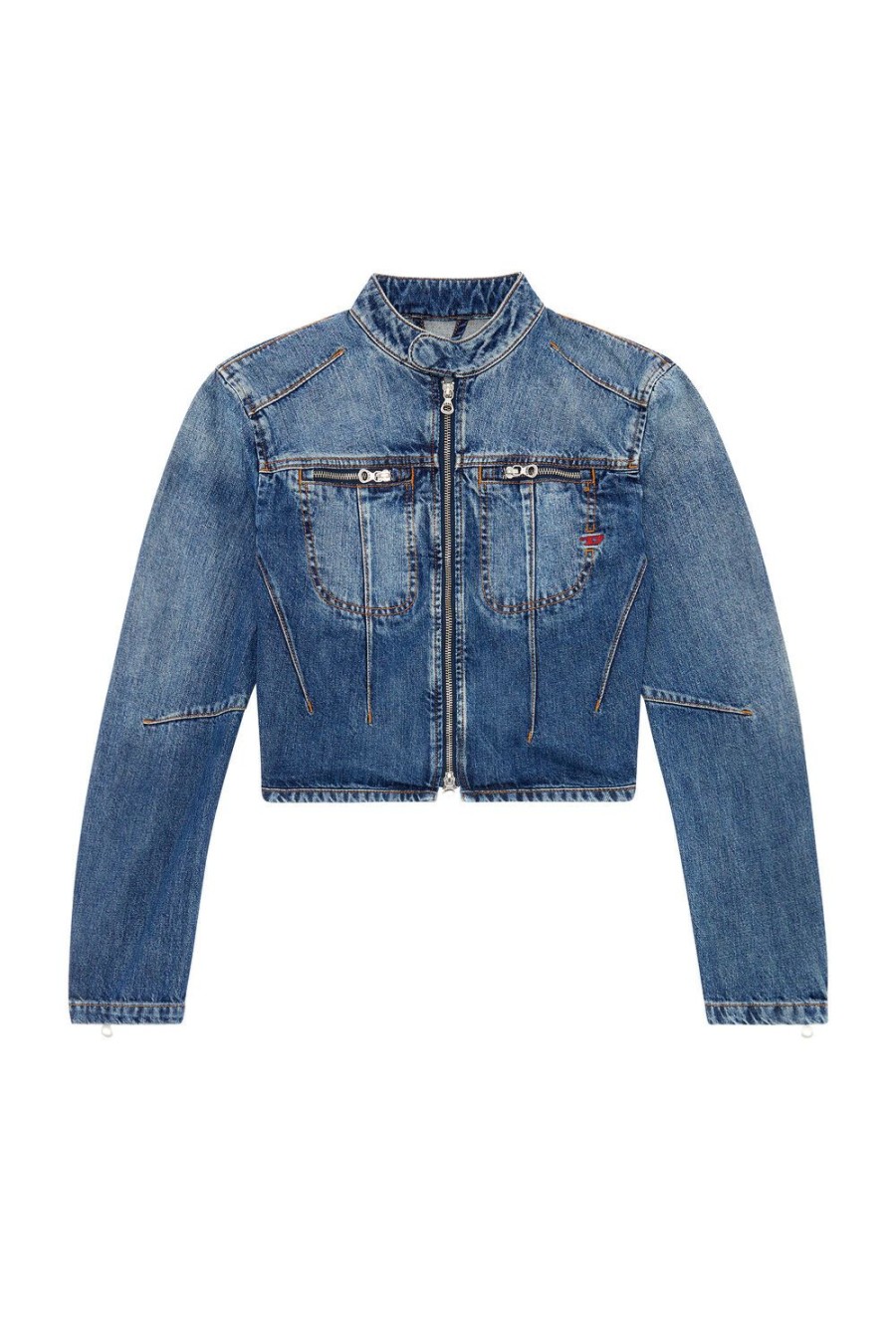 Women Diesel Outerwear And Jackets | De-Slimmy-Bk-S Medium Blue